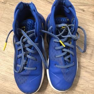 Boys Under Armour basketball shoes